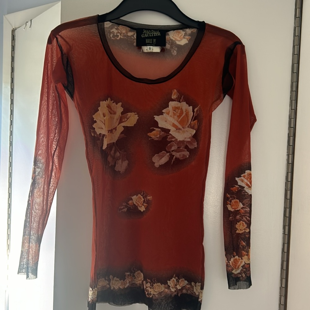 Jean Paul Gautier Mesh top